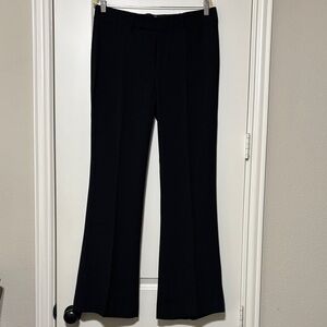 Zara Black Trouser Dress Pants Size Large Like New 10 12
